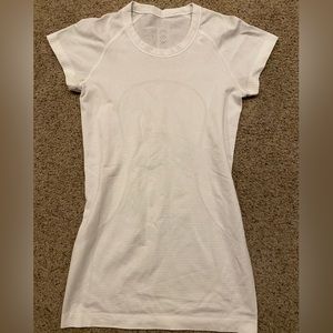 White Lululemon top
